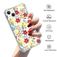 thumbnail image 2 of Summer Colourful Flowers Case for iPhone 13 Mini,Aesthetic Colourful Floral Plant Case for Men Women,Unique Soft TPU Bumper Case Cover, 2 of 5