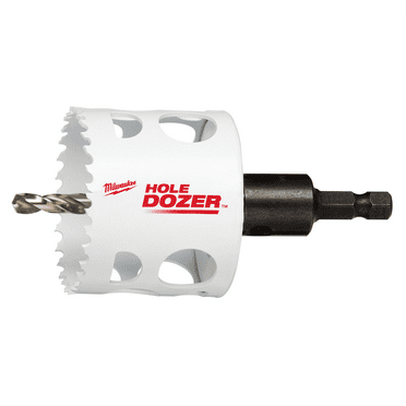 Milwaukee Tool 2-1/4" Hole Dozer Bi-Metal Hole Saw with Arbor