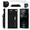 thumbnail image 3 of Wallet Case for  PU Zipper Wallet Smartphone Case with Card Holder & Shoulder Strap, 3 of 3