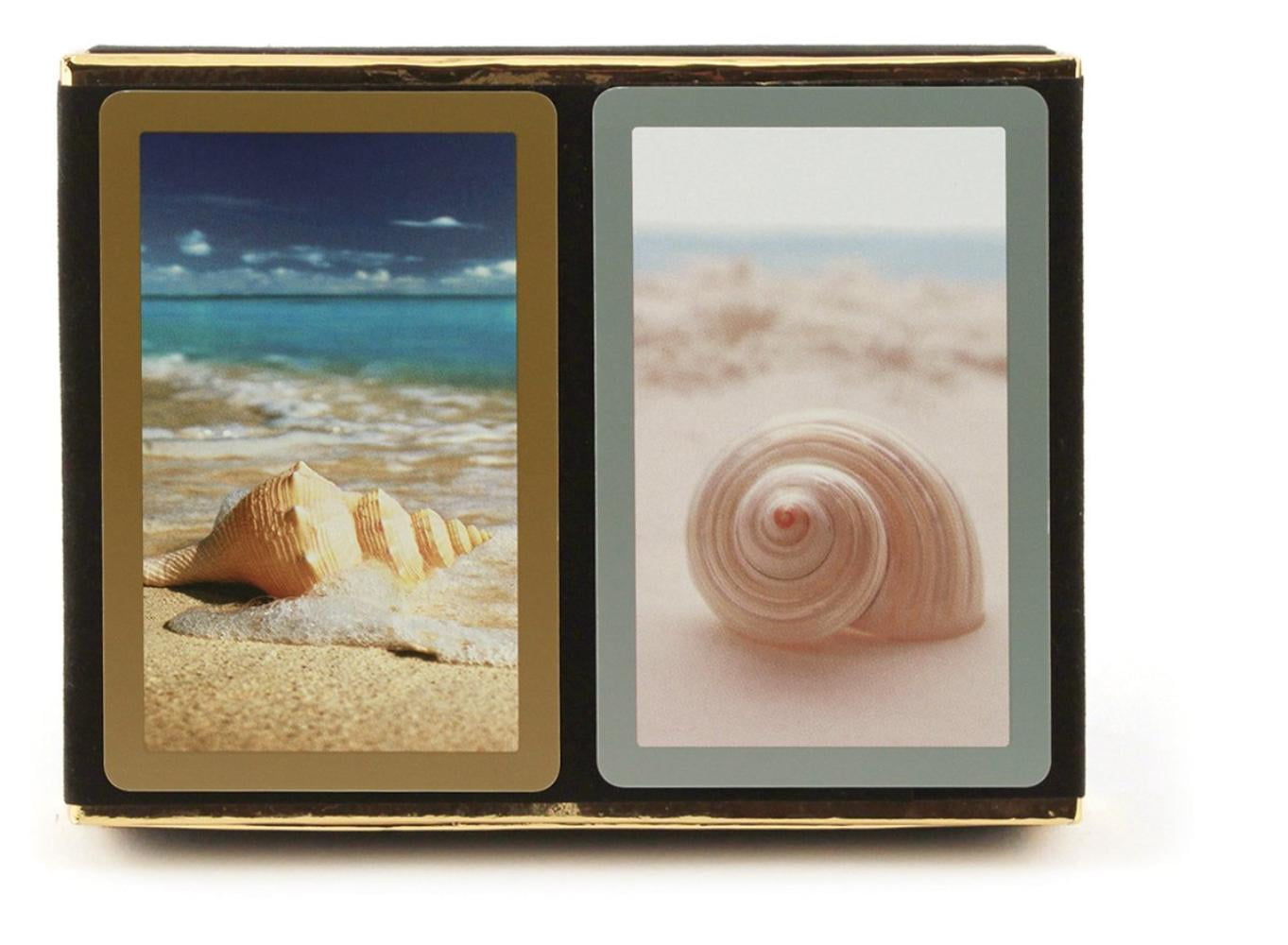 Seashell Playing Cards Standard Index (Pack of 2), Made in Spain By