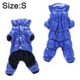 thumbnail image 2 of Ropa para mascotas Ropa de abrigo de otoño e invierno para perros Suéter con capucha de cuatro patas para mascotas Ropa azul para mascotas MFZFUKR BST3001950-1, 2 of 6