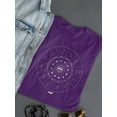 thumbnail image 3 of Zodiac Wheel Emoji - Astrology Horoscope Constellation Women's T-shirt, 3 of 4