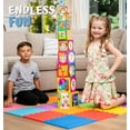 thumbnail image 2 of ToyVelt Foam Puzzle Floor Mat for Kids – 32 Tiles MultiColor Interlocking Play Mat, 2 of 8