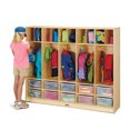 thumbnail image 3 of Large Locker Organizer – with 10 Clear Tubs, 3 of 6