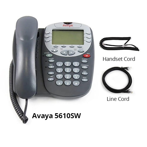refurb warranty 700381965 Avaya 5610SW IP VoIP Telephone Phone Grey 