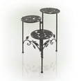 thumbnail image 3 of Alpine Corporation Metal 3-Tier Bird and Leaf Plant Stand, 23 Inch Tall, 3 of 14