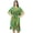 Green, variant on Bimba Womens Green Forest Print Rayon Caftan Beach Cover Up Sleep Wear Kaftan Dress