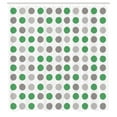 thumbnail image 2 of Ambesonne Geometric Shower Curtain, European Retro Polka Dots, 69"Wx70"L, Fern Green, 2 of 4