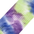 thumbnail image 3 of ODD SOX – Basix Unisex Crew Socks – Tie Dye Far Out – Large – Soft Cotton Blend Ribbed Crew,, 3 of 6
