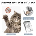 thumbnail image 2 of Caja de arena para gatos Prodigen de acero inoxidable con tapa de 19,6 litros, 2 of 8