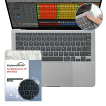 KeyboardMask for MacBook Air 13", Covers Keyboard + Touch Pad, TouchID works through cover MacBook Air 13" (2016-2019)