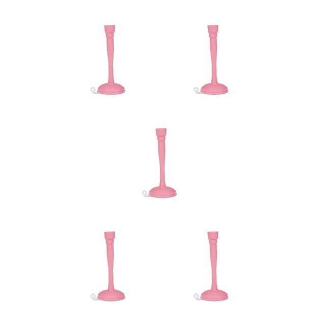 Maoww Rallonge de Robinet Réglable Remplacement de Pulvérisateur de Bassin Aérateur Tête de Vaisselle en Plastique Rose Long Type2 NO2