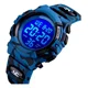 thumbnail image 1 of Reloj Niños Deportivo Led Contra Agua Camuflaje Militar Nado Color de la correa Azul oscuro, 1 of 8