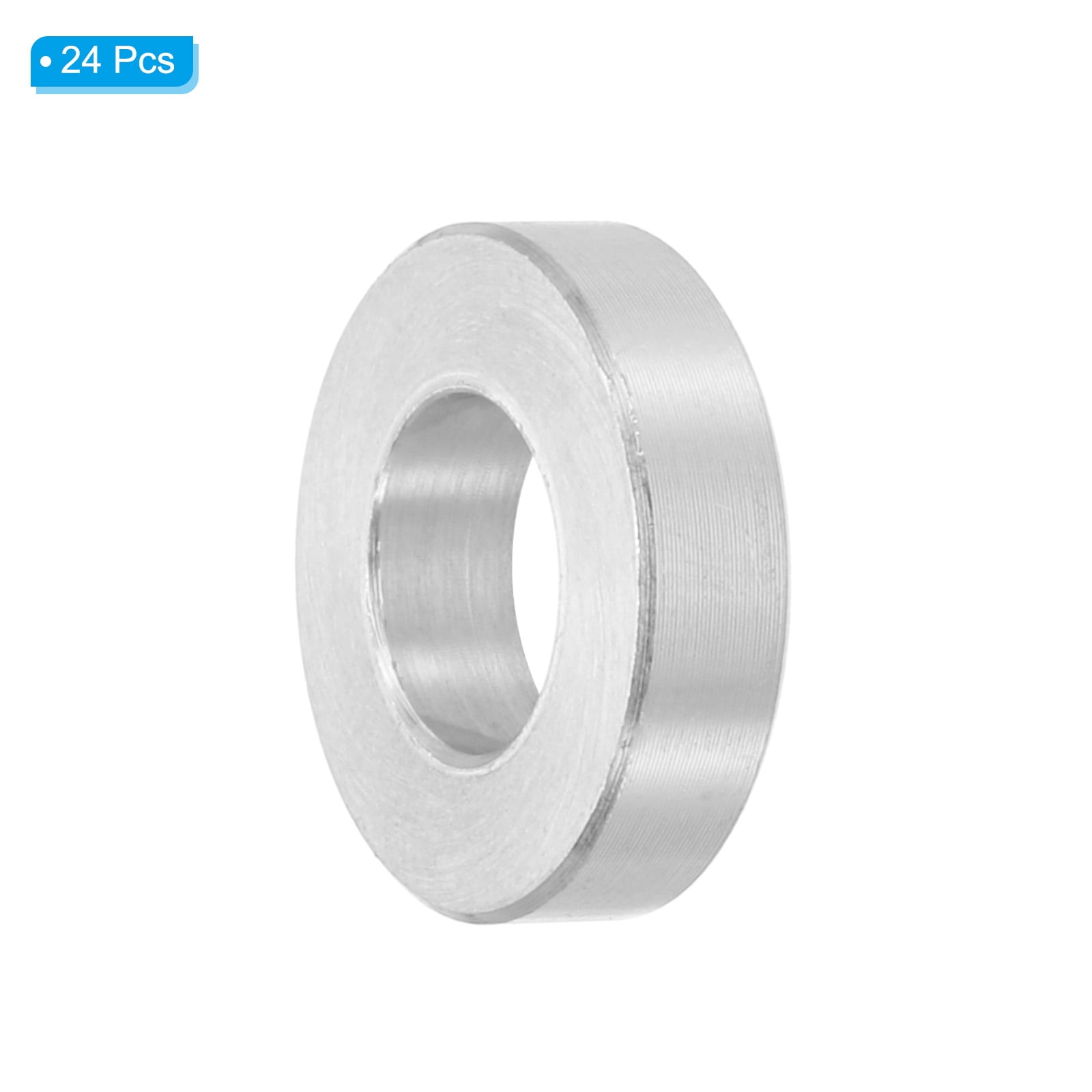 M8 Aluminum Spacers, 24 Pcs Metal Spacers Aluminum 8.2mm ID x 16mm OD x 4mm L Aluminum Spacer Screw Standoff Round for 5/16 or M8 Screw Bolts