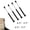 black 150N, variant on 4Pcs 10" Safety Gas Hinges – 150N Slow‑Close for Heavy Bending, Arched & Circular Lids