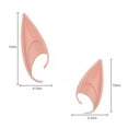 thumbnail image 1 of Orejas de elfo para Halloween Cosplay 1 par Cosplay Hada Pixie Orejas de elfo MABOTO Pegatina, 1 of 2