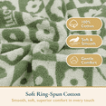 thumbnail image 3 of ComfiTime 100% Cotton Checkered Hand Towels - Soft Checkerboard Bathroom Face Towels, Absorbent & Quick-Drying Guest Towels for Bathroom, Kitchen, Gym, Dorm & Travel, 13x29 in, 3 of 13