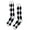 White, variant on Middle Calf Socks Grids Trendy Socks British Styles Cotton Socks For Men And Women Autumn