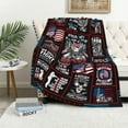 thumbnail image 2 of Veteran Gifts for Men, Veteran Gifts, Gifts for Veterans, Veteran Fathers Gifts, Army/Air Force/Navy Veteran Gifts Ideas, Vietnam Veteran Gifts, Veterans Day Gifts, Veterans Blanket Throw 60" X 50", 2 of 5