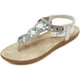 thumbnail image 1 of Sandalias de boda para mujer Cristal con diamantes de imitación Vestido bohemio Flip-flop Zapatos de gladiador Tallas grandes Ormromra WMZL-1679-5, 1 of 7