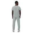 thumbnail image 2 of Adar Addition Go-Basic Scrub Set For Men - Classic V-Neck Scrub Top & Cargo Scrub Pants - A9300 - Silver Gray - 3X, 2 of 7