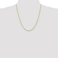 thumbnail image 6 of Auriga Fine Jewelry 10K Yellow Gold 2.25 mm Diamond-cut Quadruple Rope Chain Necklace for Women 22", 6 of 7