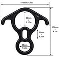 thumbnail image 3 of Dispositivo de aseguramiento con descensor figura 8 de 50KN para pico de escalada en roca, 3 of 8