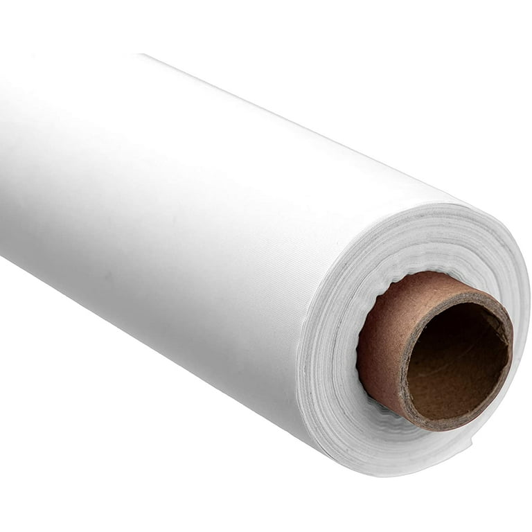 White Plastic Table Cover Roll 30m