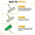 thumbnail image 2 of Nanoskin Professional Long-Reach 60-Inch Hardwood Handle with Universal Threaded Die-Cast Tip for Professional Cleaning, Auto Detailing, Industrial Use - Compatible with 85-671 & 85-673 Brush Heads, 2 of 5