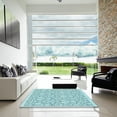 thumbnail image 6 of Ahgly Company Indoor Rectangle Patterned Electric Blue Area Rugs, 6' x 9', 6 of 6