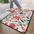 thumbnail image 4 of Pioneer Flower Floral Print Pattern Door Rugs,Washable Non Slip Door Mats Indoor,Decorative Door Mats,Entry Mat Indoor for Entrance,Bedroom,Kitchen,Bathroom,30"x17", 4 of 6