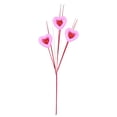 thumbnail image 2 of Valentine Day Heart Glitter Branches, 19" Sparkling Heart-Shaped Picks, Romantic Pink and Red Heart Pick for Vases, Glitter Heart Pick Bouquet for Weddings, Anniversaries, Home & Table Decor​, 2 of 5