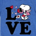 thumbnail image 3 of Peanuts - Love Snoopy  - Toddler And Youth Short Sleeve Graphic T-Shirt, 3 of 6