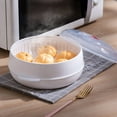 thumbnail image 4 of Microwave Oven Steamer,Multifunctional Microwave Vegetable Steamer with a Transparent Lid,Cookware Micro Wave Dish,Kitchen Cooking Steamers for Cooking Dumplings,Vegetable(1 Layer), 4 of 9