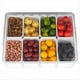 thumbnail image 3 of Caja Grande para Refrigerios - Bandeja para Servir Dividida con Tapa - Contenedor de para Refrigerios Portátil - Organizador Transparente, 3 of 9