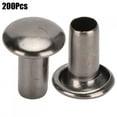 thumbnail image 1 of AMONIDA Hollow Rivets, Iron Materials Round Double Cap Rivets, For Family, 1 of 8