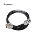 thumbnail image 4 of Câble Adaptateur de Fréquence Radio PVC PL259 Mâle à SO239 Femelle Rallonge Convertisseur Walkie Talkie Antenne Scanner Extender 1M, 4 of 8