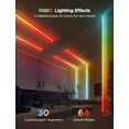thumbnail image 5 of Govee RGBIC Tira de luces LED con cubiertas, luces LED inteligentes para dormitorio compatibles con Alexa y Google Assistant, canal difusor LED con luces LED Srtip, rodapiés, estudio, gabinete, 5 of 5