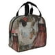 thumbnail image 2 of Disketp Vintage Collage Girl Butterfly Bolsa Térmica para Almuerzo para Hombre y Mujer, Ideal para Trabajo, Senderismo y Picnic, 2 of 8