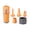 Orange, variant on Portable Air Pump for Inflatables, 430L/min Electric Air Mattress Pump with 2000mAh Battery, Camping Light, 5 Nozzles for Pool Floats and Vacuum Bags