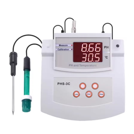 PHS-3C PH Desktop Calibration Acidity Meter PH/Temp Multi-Parameter Tester Laboratory Water Quality Analyzer US PLUG