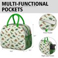 thumbnail image 6 of Womens Light Green Dinosaurs Plants Pattern Lunch Box for Work,Insulated Lunch Bag for Women,Loncheras Para Mujer,Leakproof Adult Lunch Bag for Work,Beach,Travel,Picnic,Camping, 6 of 7