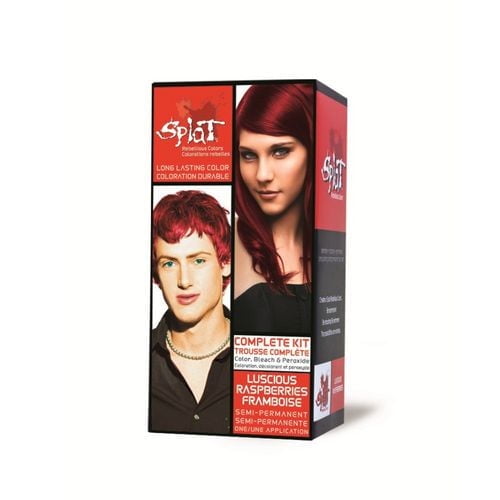 Splat Rebellious Color Bleach & Color Kit - Luscious Raspberries, Raspberry - 1 application