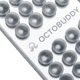 thumbnail image 2 of Soporte para Celular OCTOBUDDY Espejo Plata Remolino con Succión, 2 of 8