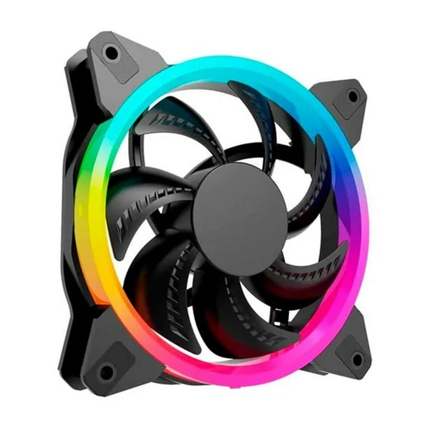 Ventilador Led Rgb De 120mm Ocelot Ogf02 P/controlador 6 Pin Ocelot Gaming ventilador, enfriamiento, rgb