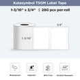 thumbnail image 2 of SUPVAN T50M Label Maker Tape Adapted Label Print Paper Refill White Size 1.18'' x 0.78'' 280pcs Thermal Laminated Waterproof Self-Adhesive Multipurpose Labeling Tape Replacement, 2 of 6