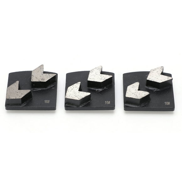Grinding Block, Polishing Pad Grinding Polishing Tools Concise Dovetail Tooth Black for Cement Concrete