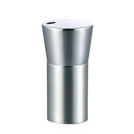 

NUOLUX Toothpick Holder Dispenser Toothpicks Holder Steel Container Travel Metal Portable Stainless Jar Case Box Storage