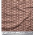 thumbnail image 1 of Soimoi Tissu Satin Modal Ogee Petit Tissu Imprimé au Mètre 42 Pouces de Large, 1 of 3