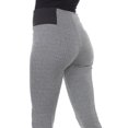 thumbnail image 3 of White Mark Pantalon Ajusté Jacquard pour Femmes, 3 of 5